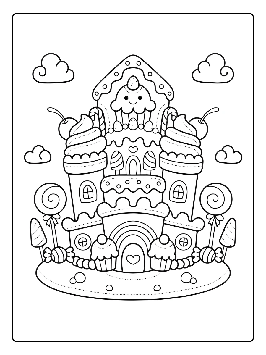 Ausmalbilder Kawaii Food (8)