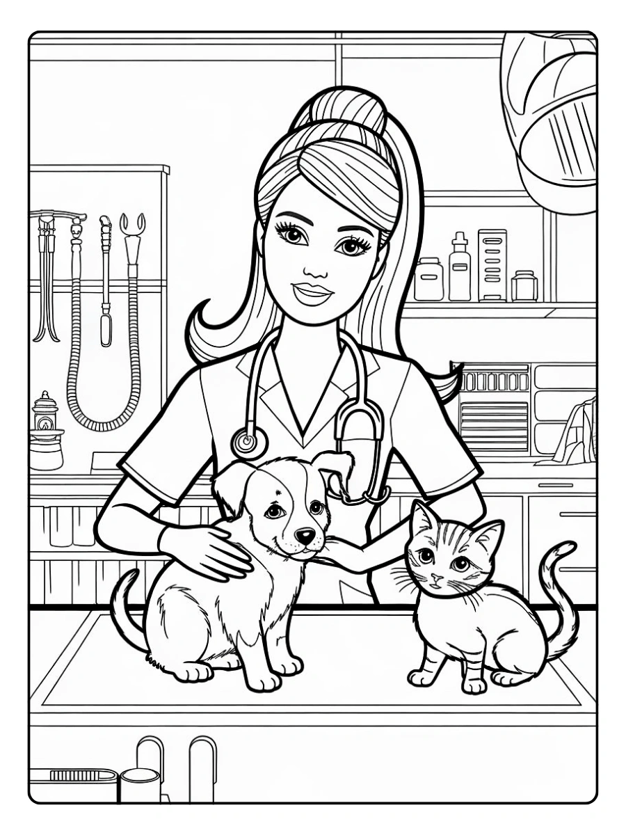 Barbie Ausmalbilder (1)