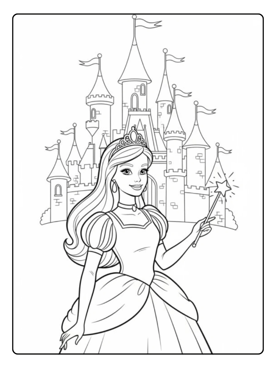 Barbie Ausmalbilder (13)