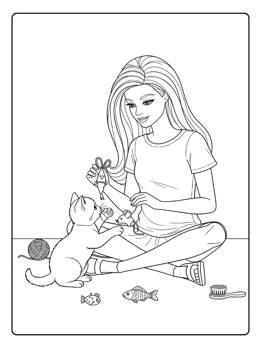 Barbie Ausmalbilder (2)