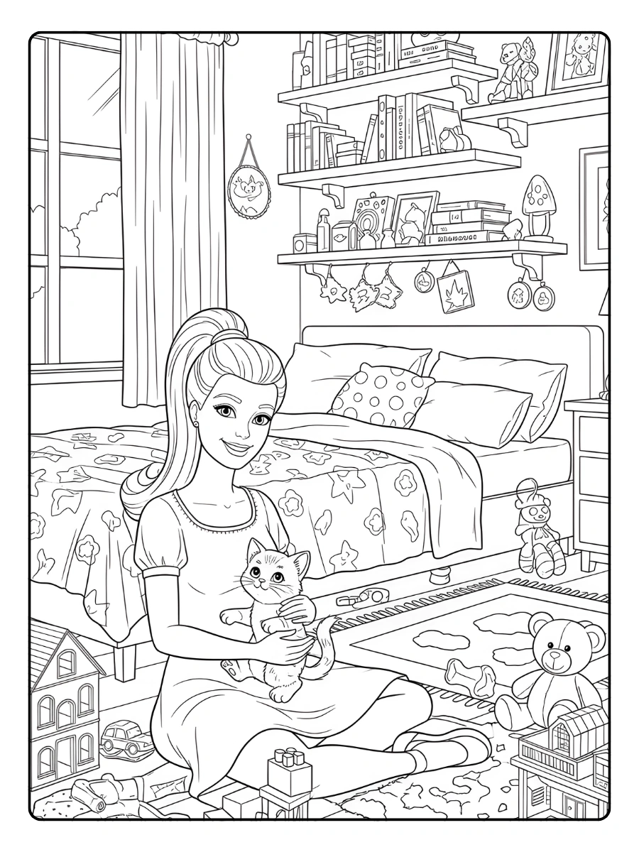 Barbie Ausmalbilder (3)