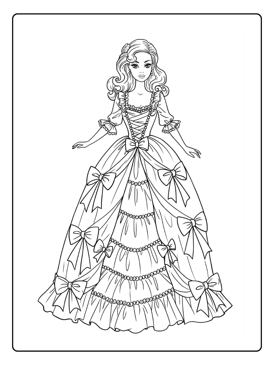 Barbie Ausmalbilder (8)