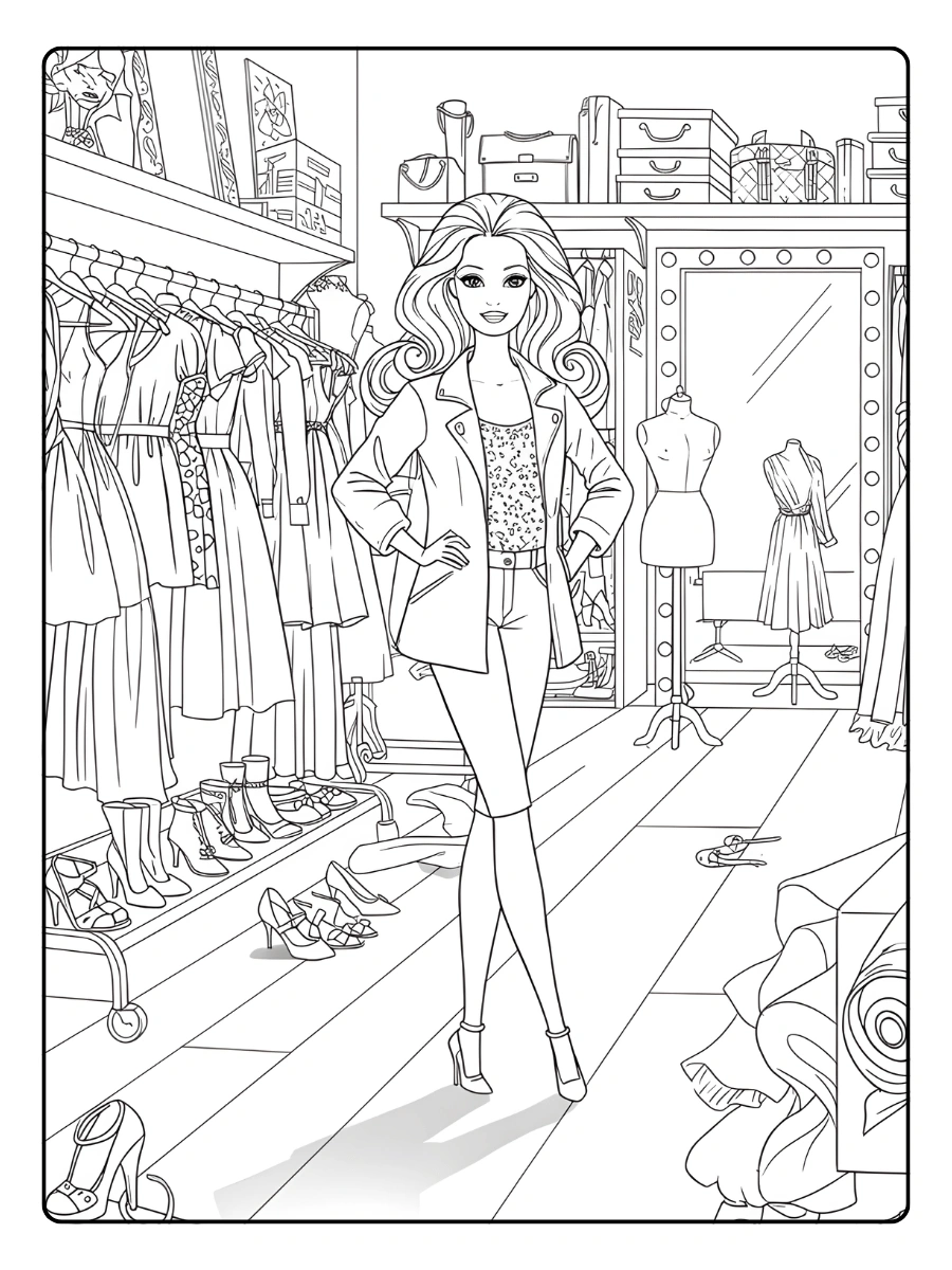 Barbie Ausmalbilder (9)