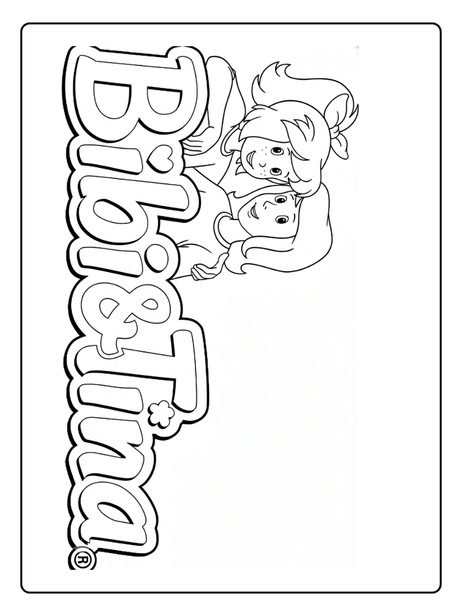 Bibi und Tina Ausmalbild (11)