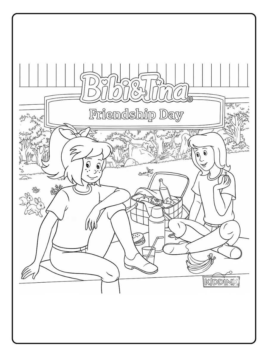 Bibi und Tina Ausmalbild (12)