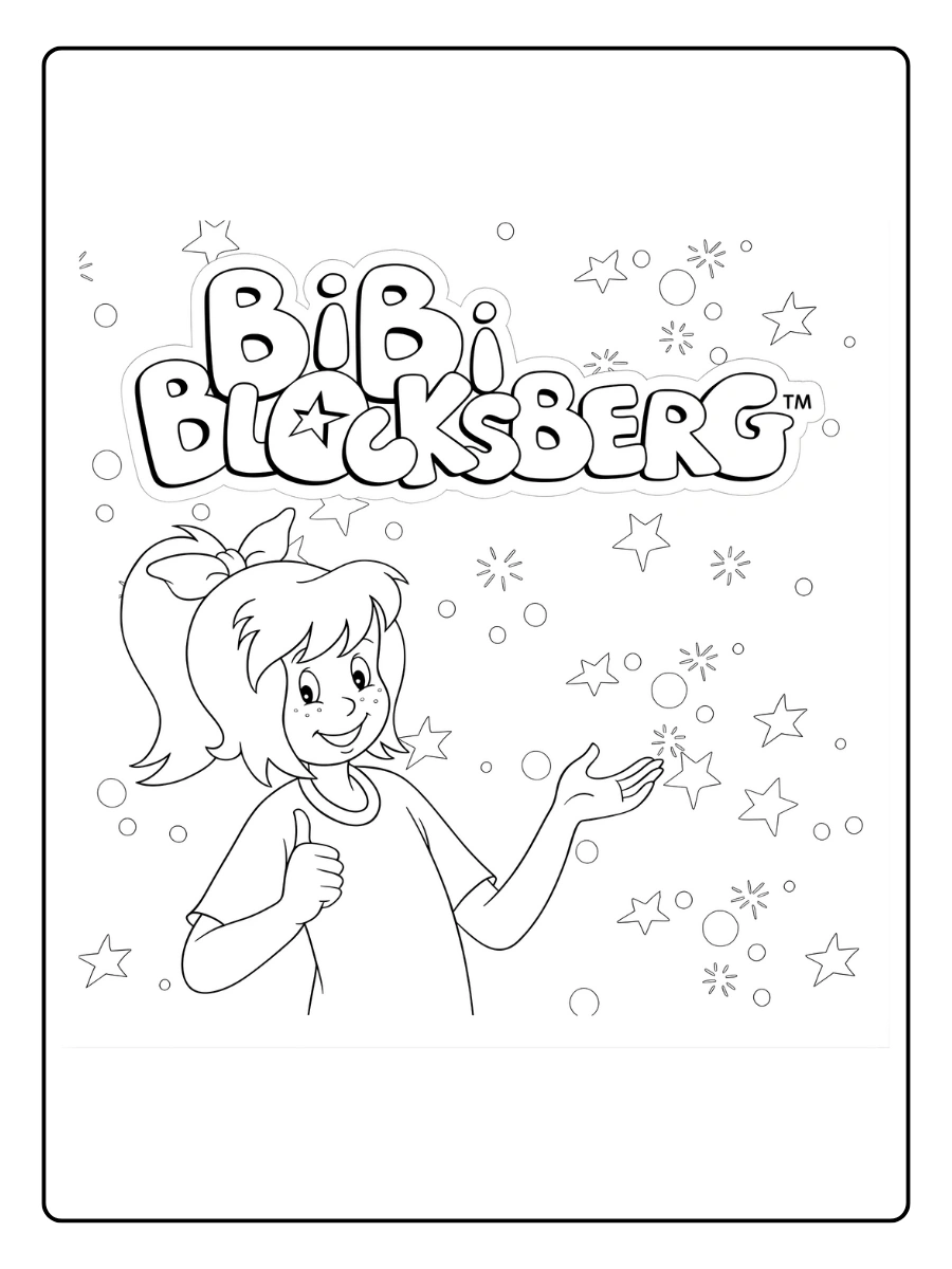 Bibi und Tina Ausmalbild (15)