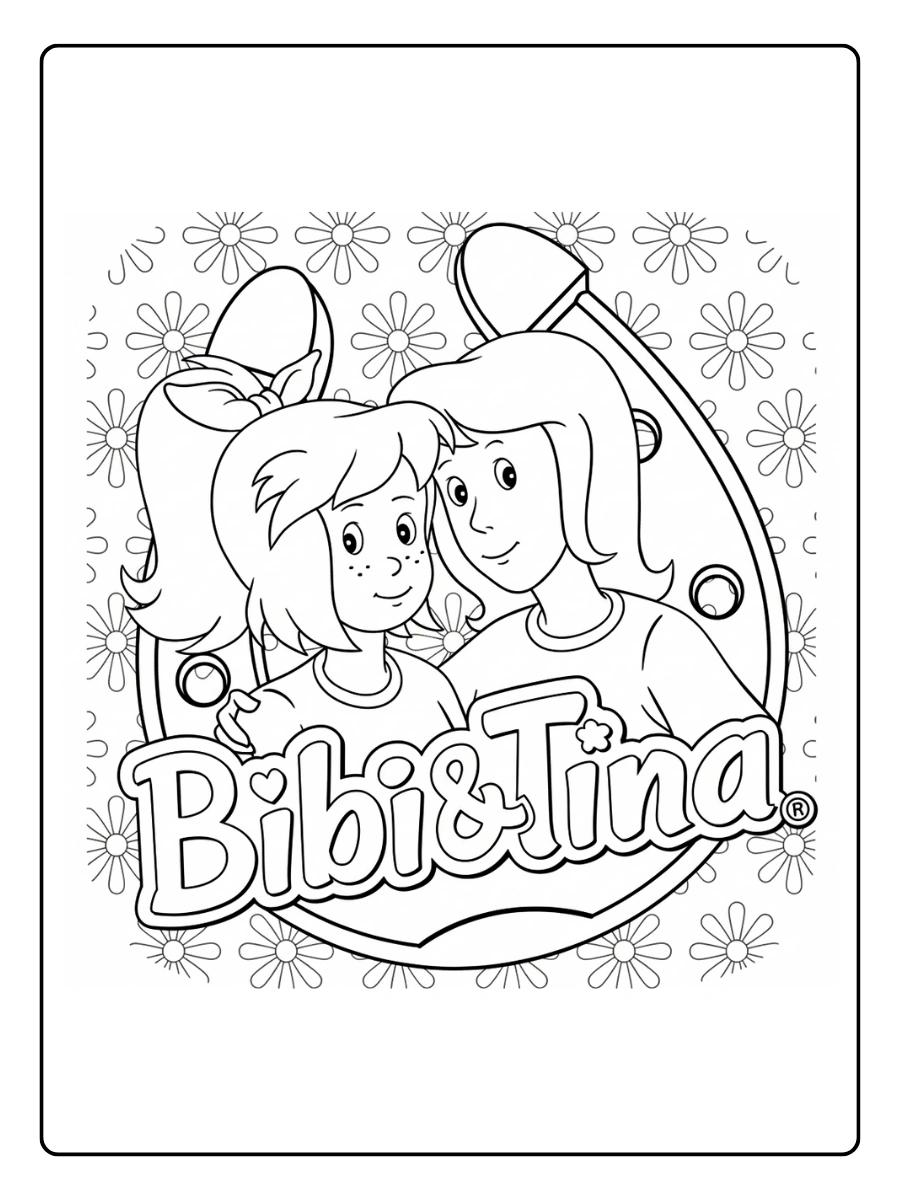 Bibi und Tina Ausmalbild (4)