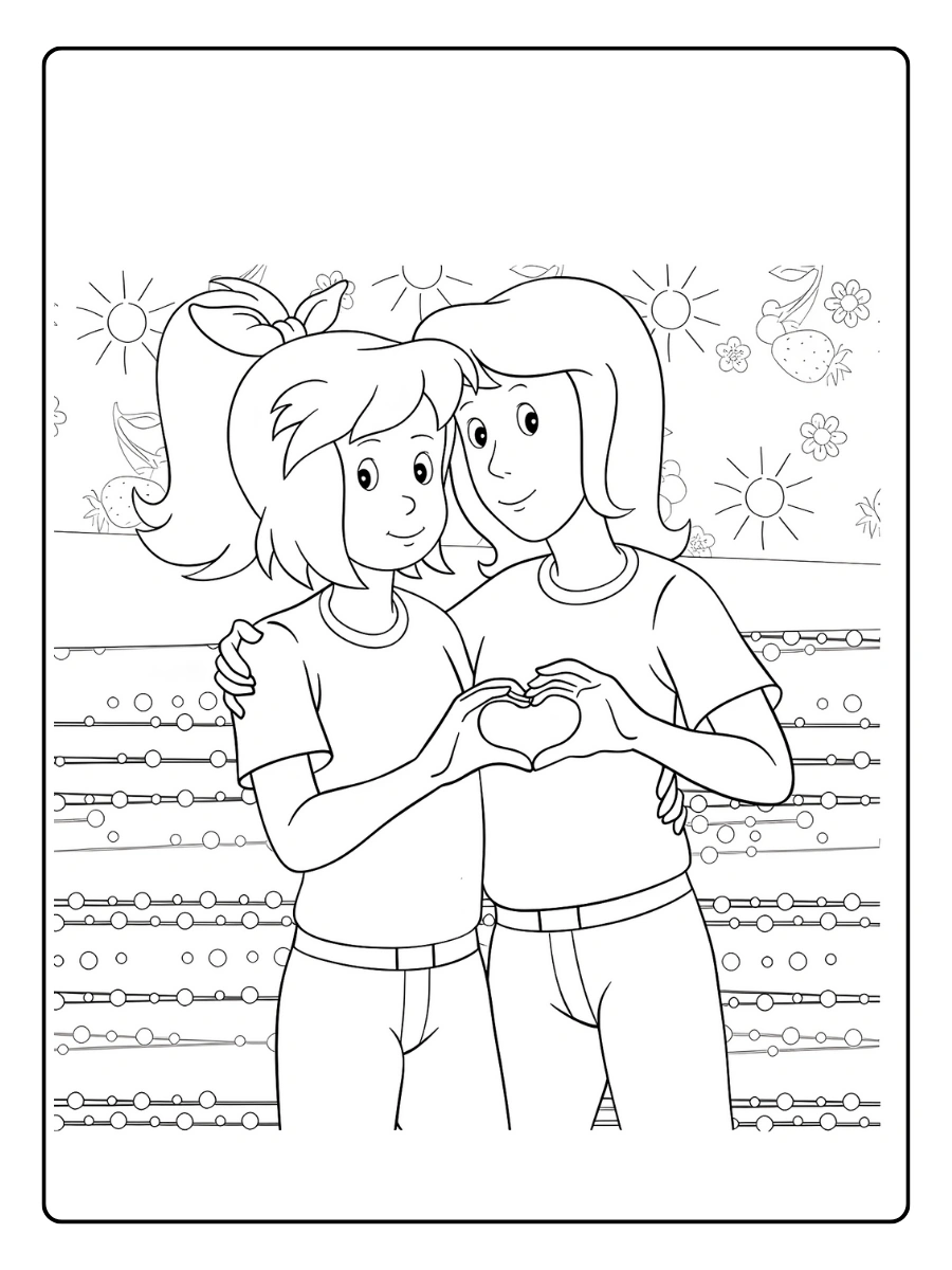 Bibi und Tina Ausmalbild (5)