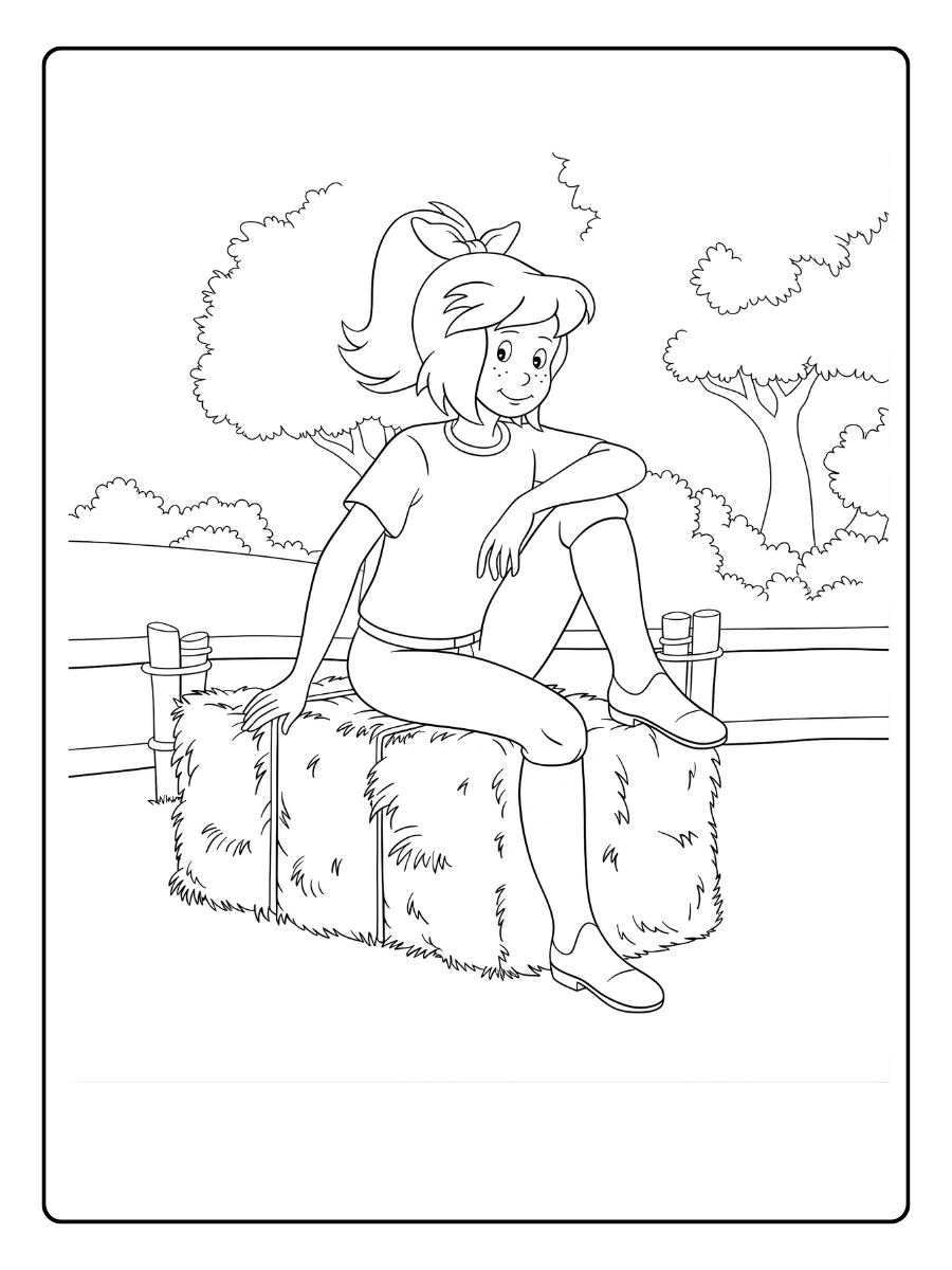 Bibi und Tina Ausmalbild (6)