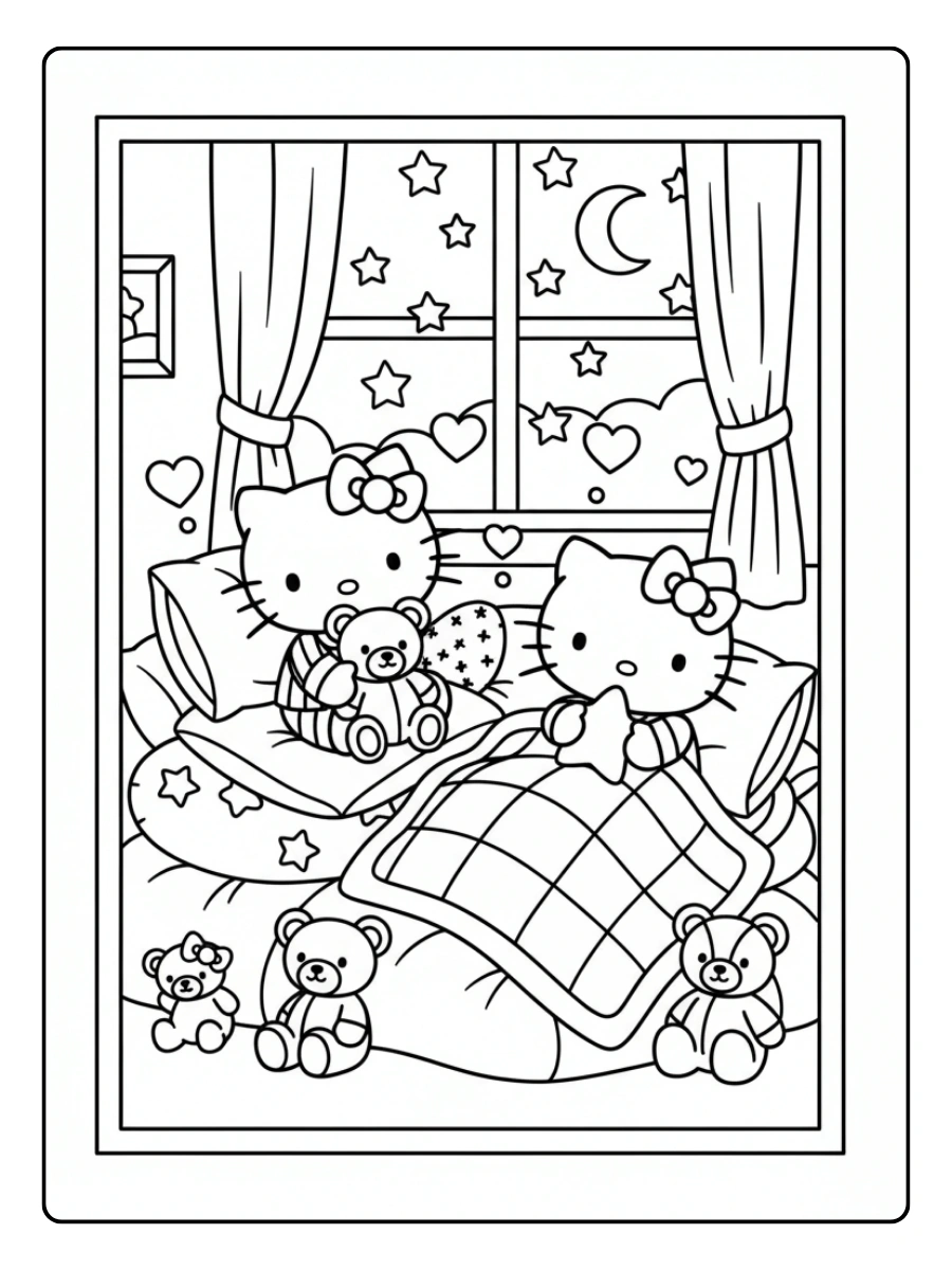 Hello Kitty Ausmalbilder (12)