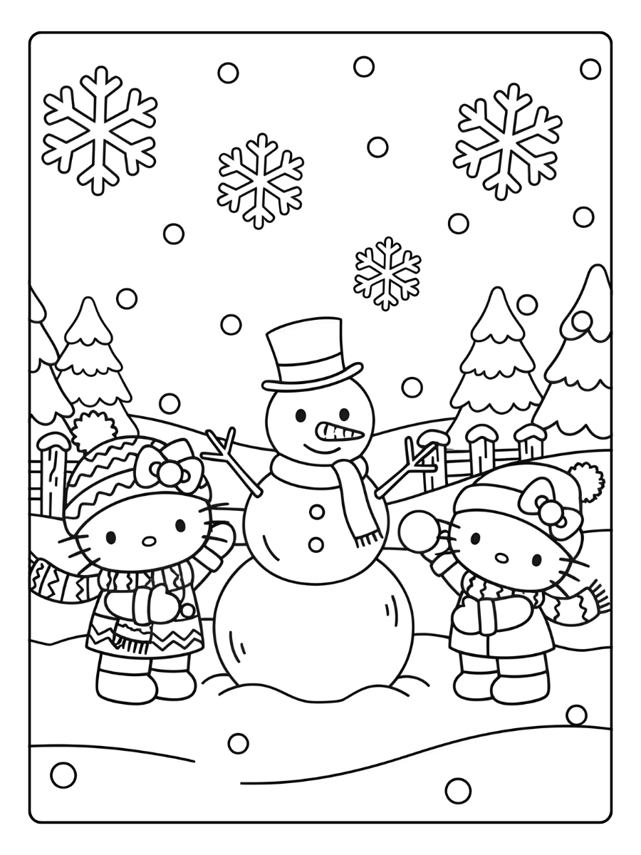 Hello Kitty Ausmalbilder (5)