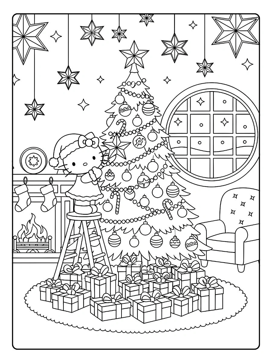 Hello Kitty Ausmalbilder (6)