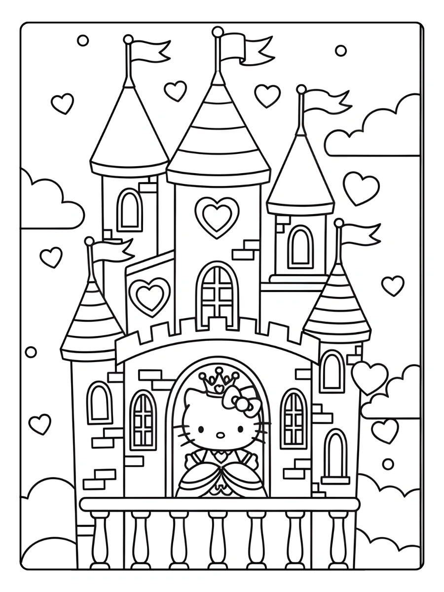 Hello Kitty Ausmalbilder (7)