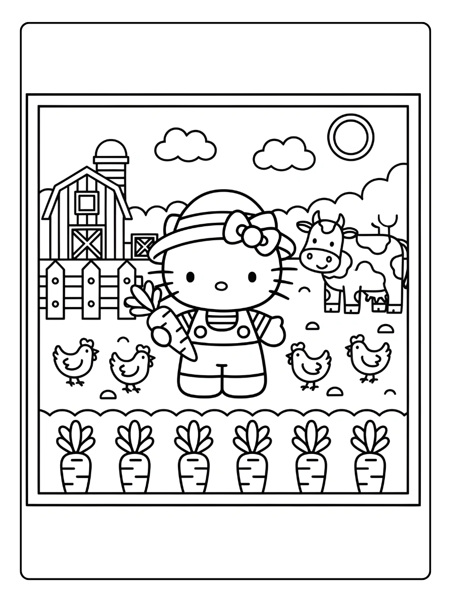 Hello Kitty Ausmalbilder (9)