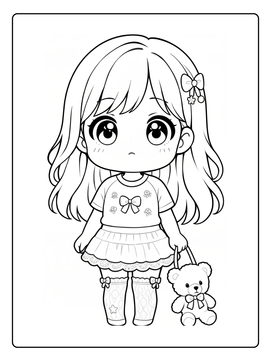 Kawaii Ausmalbilder (3)