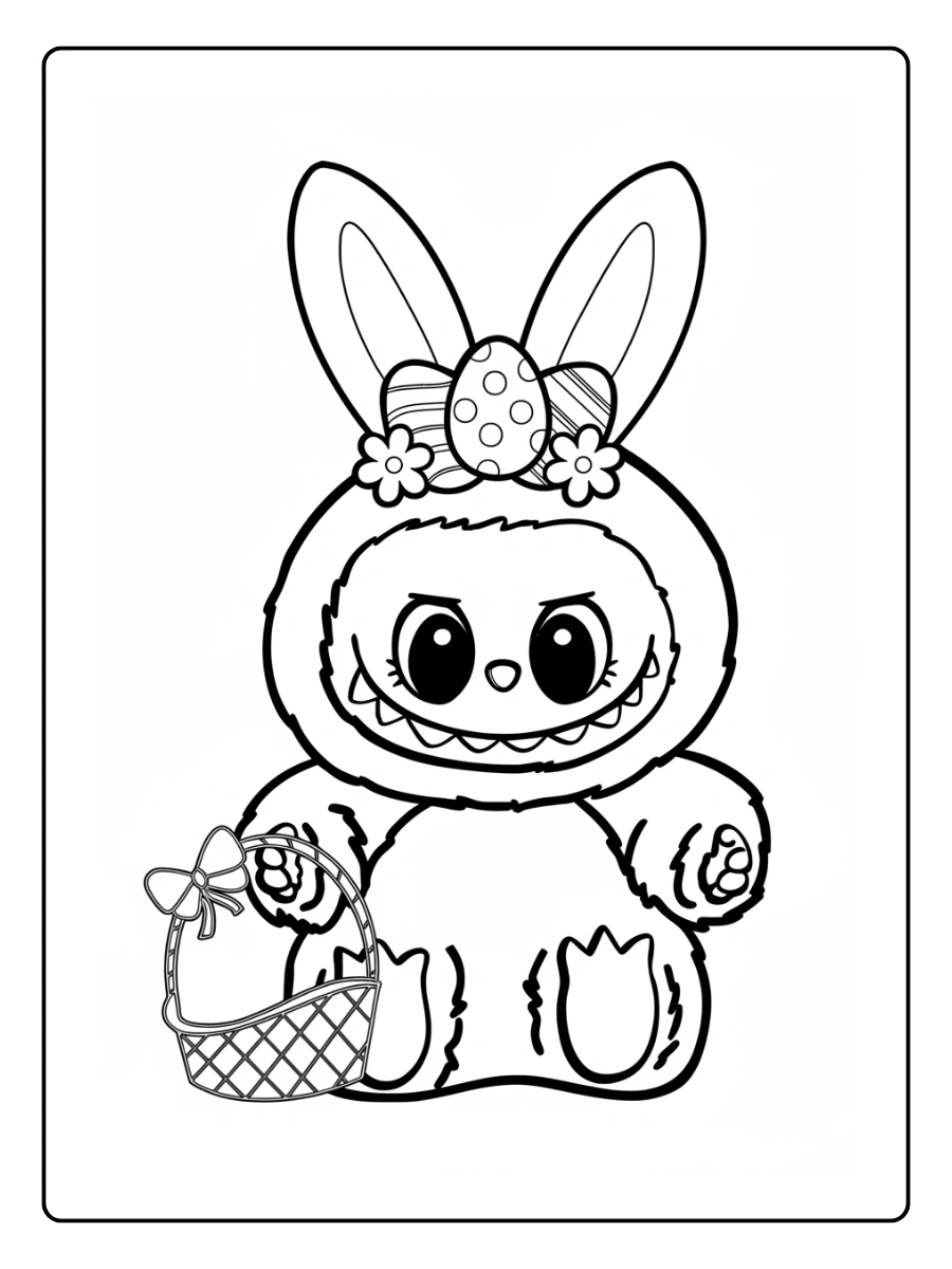 Labubu Ausmalbilder (10)