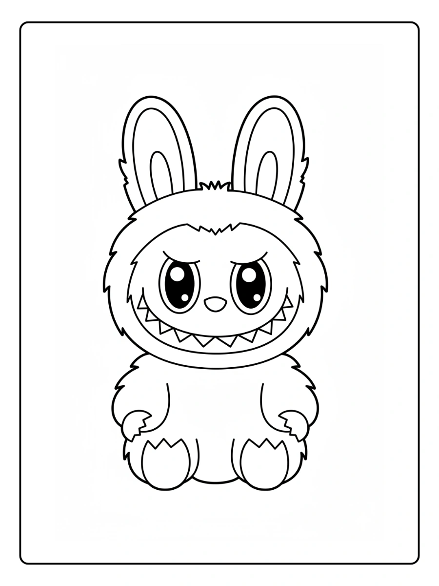 Labubu Ausmalbilder (2)