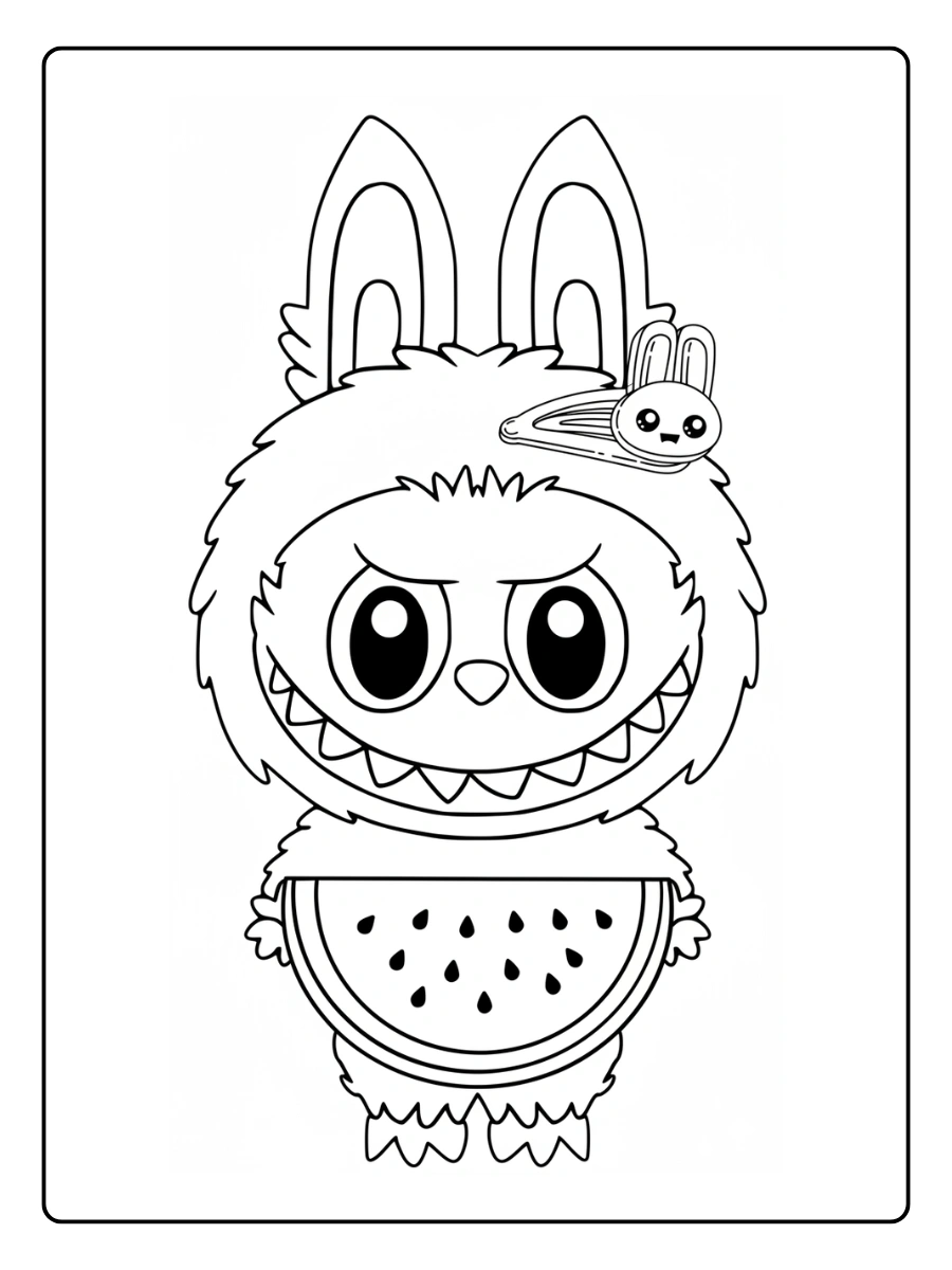 Labubu Ausmalbilder (5)