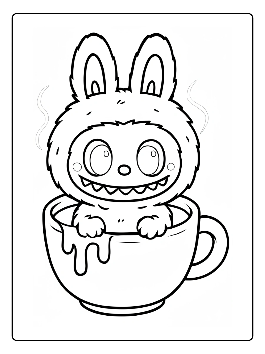 Labubu Ausmalbilder (6)