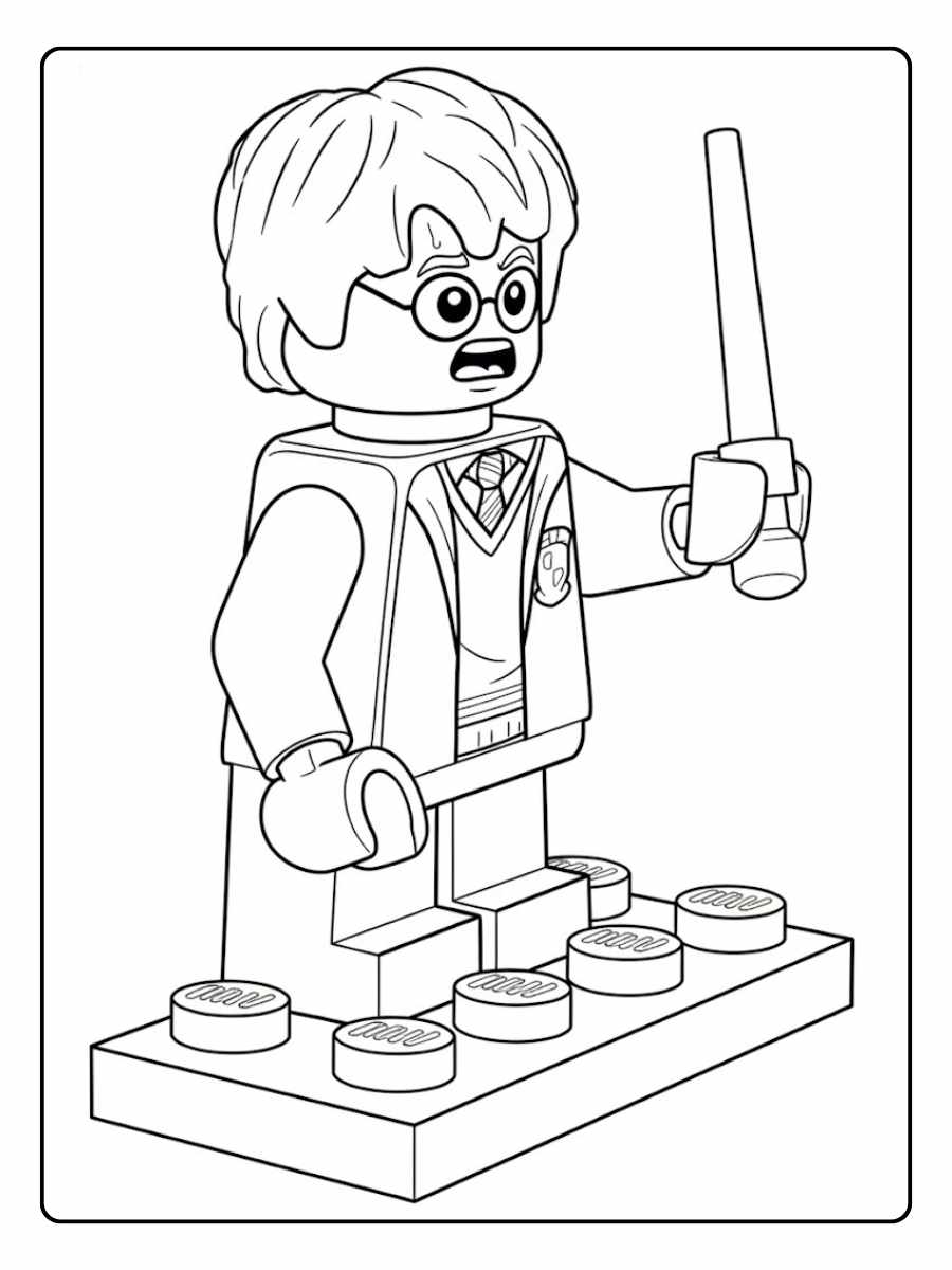 Lego Ausmalbilder Die ganze Crew