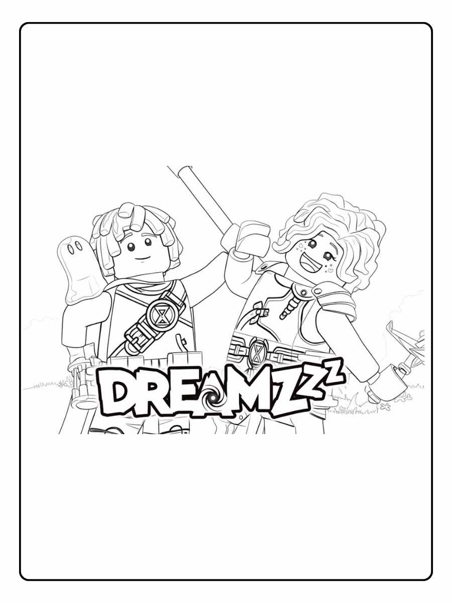 Lego Dreamzzz Ausmalbild Bereit für den Kampf