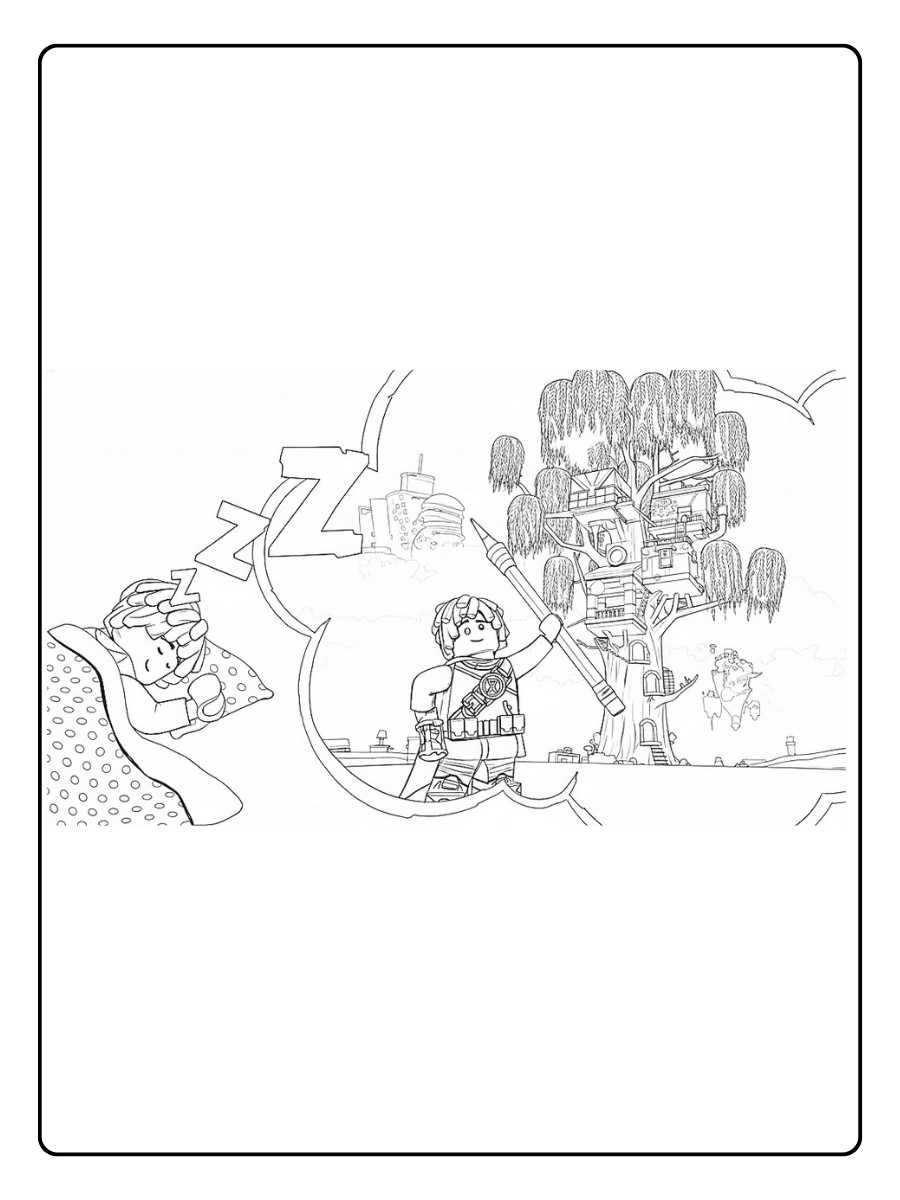 Lego Dreamzzz Ausmalbild Die Traumritter