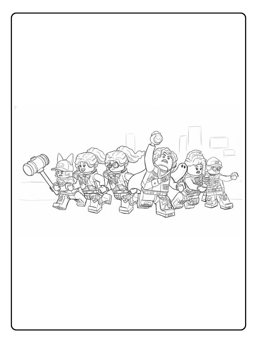 Lego Dreamzzz Ausmalbild Die Wächter der Traumwelt