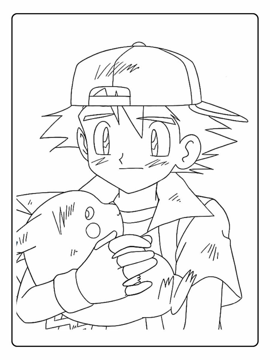 Pokemon Ausmalbilder Der Laute Knall