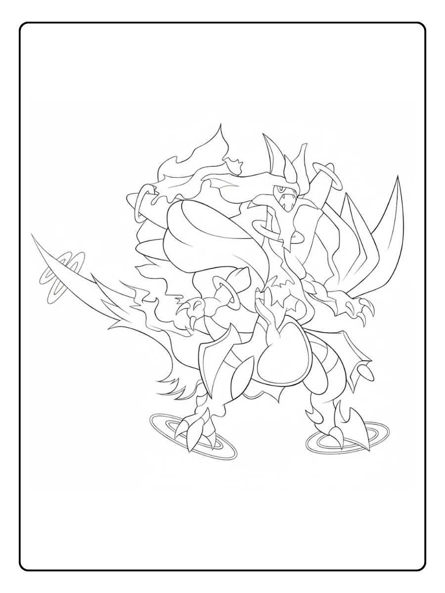 Shiny Ausmalbild pokemon ausmalbilder legendärer