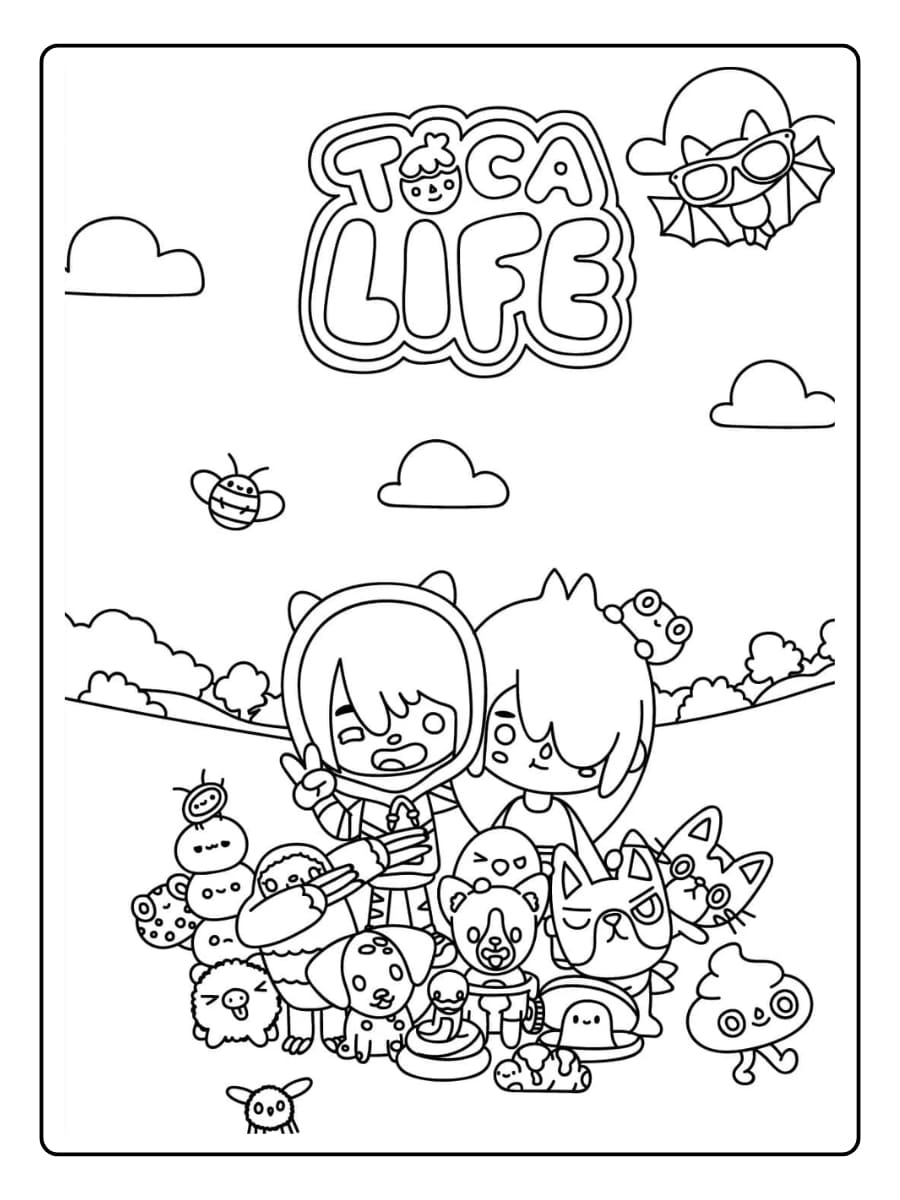 Toca boca Ausmalbilder (2)