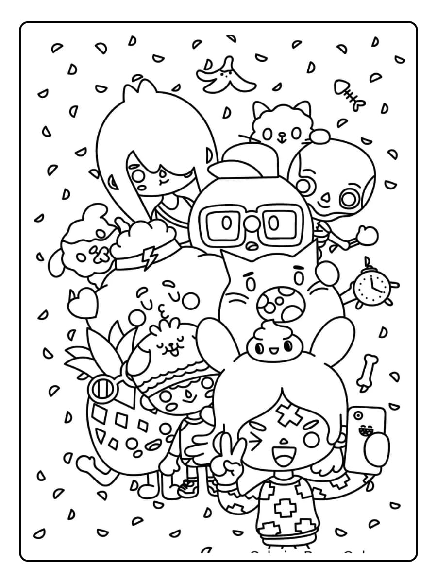 Toca boca Ausmalbilder (3)