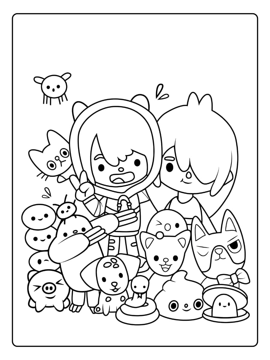 Toca boca Ausmalbilder (6)