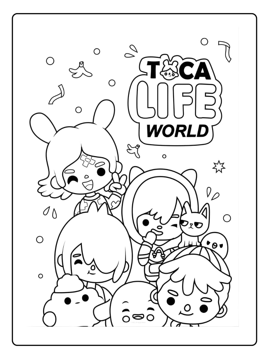 Toca boca Ausmalbilder (7)