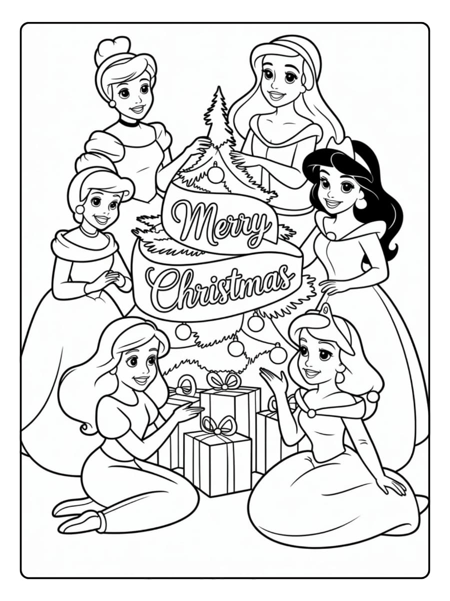 ausmalbilder weihnachten disney (15)