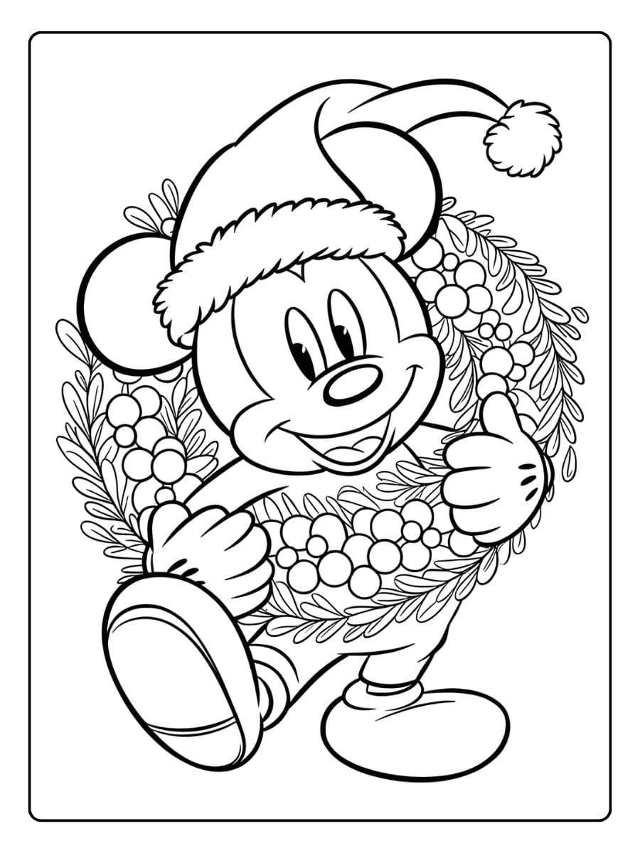 ausmalbilder weihnachten disney (16)