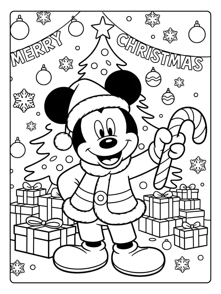 ausmalbilder weihnachten disney (3)