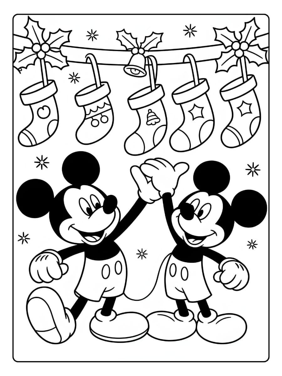 ausmalbilder weihnachten disney (4)